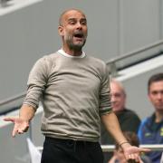 Manchester City manager Pep Guardiola is looking to bounce back against Norwich City after defeat to Tottenham