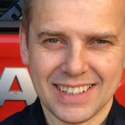 Chris Harding-Hook, red watch manager at Sprowston fire station.