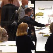The Norwich count for the Norfolk County Council elections at St Andrews Hall. Picture: DENISE BRADLEY