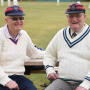 John Vaughan, right, 74, and Alex Evans, 70, who together have been involved with the South Walsham Cricket Club for a combined total of 100 years.