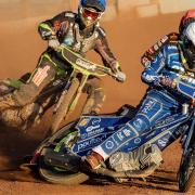 Craig Cook in action for King's Lynn Stars against Ipswich Witches