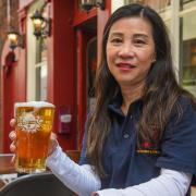 Aey Allen, owner of The Vine on Dove Street in Norwich which is re-opening after her outside licence has been approved. Picture: Danielle Booden