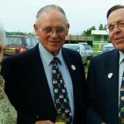 The 21st Norfolk Royal Agricultural Benevolent Institution anniversary cocktail party. (Right to left) Alan Alston, the late Tom Scott and his wife, Jill Scott. Taken in 2006 at the Norfolk Showground.