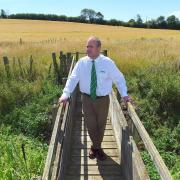 An updated Countryside Code has been published to mark the 70th anniversary of the publication. Pictured: NFU East Anglia director Gary Ford enjoying the region's rural charms
