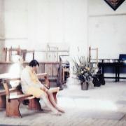 Diane Berthelot and her Husband Peter were visiting Worstead church in 1975 and captured a photo of a ghostly image. The ghost is now known as The White Lady.