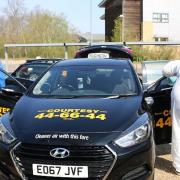 Evander have supported Courtesy Taxis offering free journeys for Norfolk and Norwich Hospital staff by disinfecting their cars for free Picture: Evander