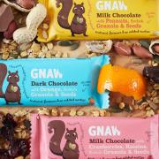 The new chocolate and granola bars from Gnaw Chocolate in Norwich. Picture: Keiron Tovell