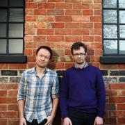 Prison Voicemail founders Kieran Ball, left, and Alex Redston. Picture: ANTONY KELLY
