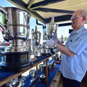 Royal Norfolk Show 2015. Norwich jeweller Howard Zelley who has been looking after the show trophies for 25 years.Picture: ANTONY KELLY