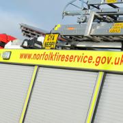 A neighbourhood row has erupted over plans to build a 50ft training tower at one of Norfolk's fire stations