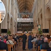 A service was held at Norwich Cathedral to celebrate the life and mourn the loss of Her Majesty the Queen