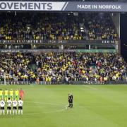 A minute's silence in memory of the Queen was observed at Carrow Road