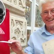 John Hardiment, 77, couldn't believe he received a reply after he invited Her Majesty the Queen to his sixth birthday in 1951