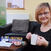 Ruth Burrows in the Renew Wellbeing drop-in café at the Sprowston Methodist Church, helping people's mental health in the community. Picture: DENISE BRADLEY