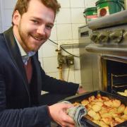 Daniel Farrow, owner of The Gatherers in Norwich, who opened up his restaurant on Christmas Day to make Christmas dinner for people who are lonely and/or struggling financially. Picture: Danielle Booden