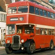LKH 133 during her final days serving the city of Norwich at Thorpe Road in the 1960s. She will be back in the city on Friday.
