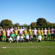 A Norwich City legends XI took on Tavern Allstars on Kayla\'s Family Fun Day at Bradenham Football Club