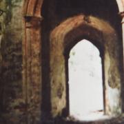 St Mary\'s Church at Houghton-on-the-Hill in the 1990s when it was used by Satanists