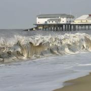 Creamy waves at Cromer rolling in to welcome crisp pages from the autumn almanac