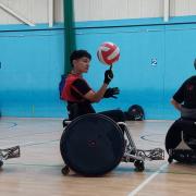 Sonny Bassett plays for the Norfolk Knights Wheelchair Rugby Club