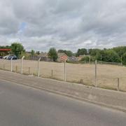 The proposed site for the homes in Dereham Road