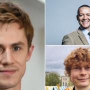 David Simister-Thomas, left, has been announced as the Conservative Party's Norwich South rival to Clive Lewis, top. Jamie Osborn, bottom, is standing for the Greens