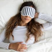 Christine says getting as much light as possible in the daytime and then blocking out as much light as possible at night can certainly improve your sleep