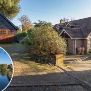 A four-bed chalet in Thorpe St Andrew, Thorpe Hall, is on sale for £1m with Fine and Country estate agent