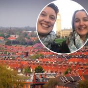 Up to 260 Norwich council homes could benefit from improvements to help with energy bills. Inset: Charlie Chamberlain and Sarah Eglington from Norwich for Warm Homes