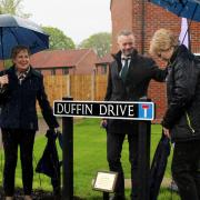 A road in Wymondham has been named in honour of former councillor Barry Duffin