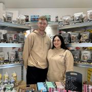 Olly Buxton and his girlfriend Lauren Allison have opened a Norwich Market pop-up for The Fudge Company
