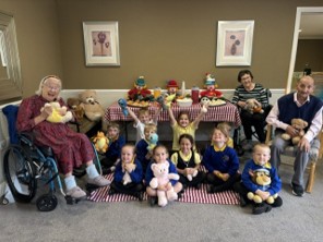 76-year-old teddy bear takes centre stage during heart-warming picnic