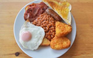 A fry-up from The Unthank Kitchen in Norwich.