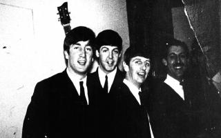 John Lennon, left with other members of The Beatles at the Grosvenor Rooms in Norwich in 1963