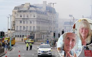 Steve and Doris Fryer were staying at the Royal Albion Hotel in Brighton when a fire broke out