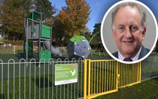 Taverham's new Sandy Lane play area has been targeted by vandals