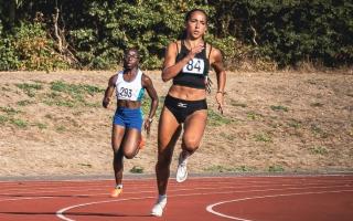 Norwich sprinter Serena Grace is considering scholarship offers from US colleges