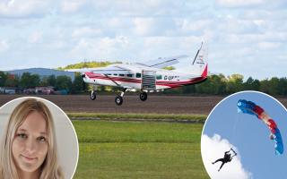 Lily Alderton is preparing to take on a skydive at Beccles Airfield for animal charity Four Paws