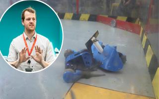 A Robot Wars-style event was held at the UEA campus