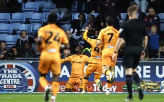 Hull City beat Coventry 3-2 at the CBS Arena on Wednesday night.